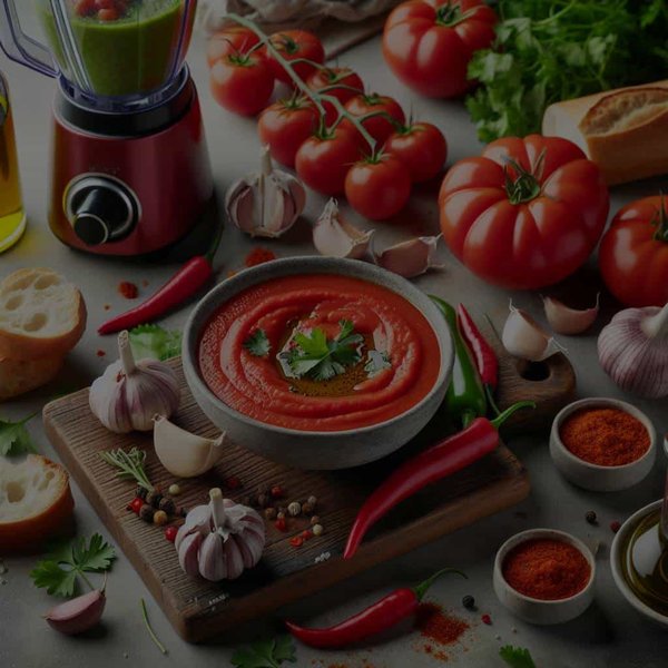 Quels sont les astuces pour une soupe de tomate froide et épicée gazpacho ?